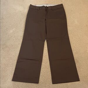 Gap Women's Brown Wide Leg Dress Pants Size 12 Regular (Like New)